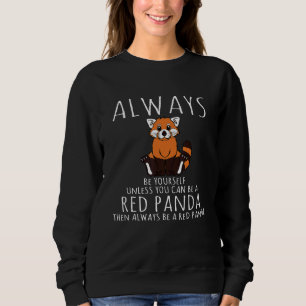 Moletom Animal Seja Seu Próprio Costume De Panda Vermelha