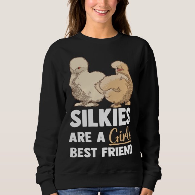Moletom Animal Silkie Chicken Mom Silky Chicken Farmer (Frente)
