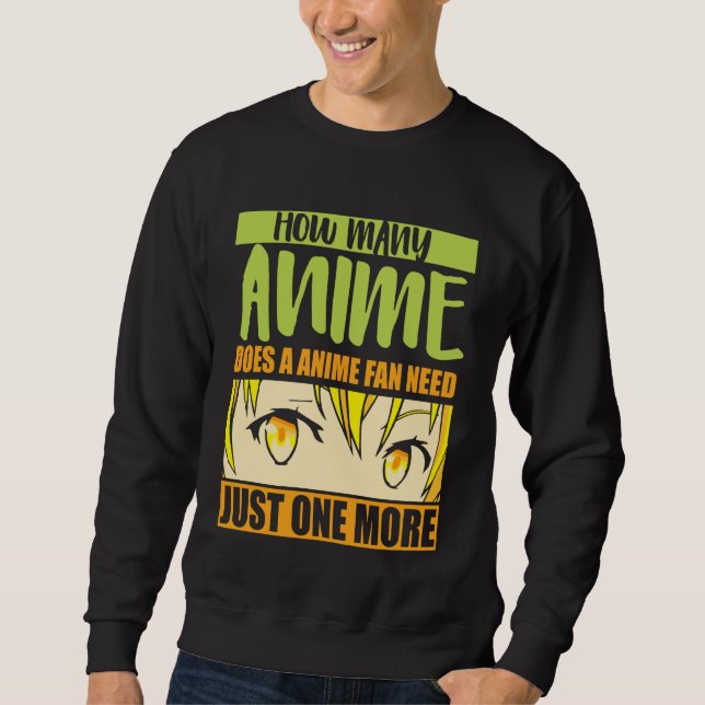 Moletom Anime Merch - How Many Anime Does a Anime - Girl A (Frente)