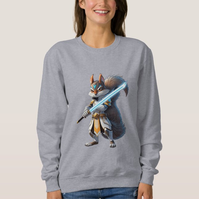 Moletom Anime Samurai Esquilo Guerreiro (Frente)