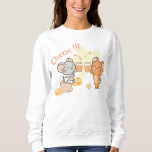 Moletom Anime Tuffy e Jerry Cheers para Queijo