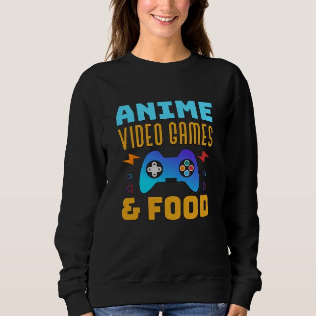 Moletom Anime, Video Games & Comida | Design Encantador (Frente)