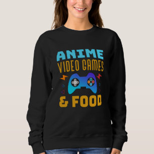 Moletom Anime, Videos games e Comida   Design adorável