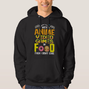 Moletom Anime Videos games ou Comida ou não me importo