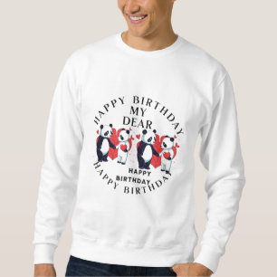 Moletom "Aniversário da Felicidade: Logotipo Criativo para