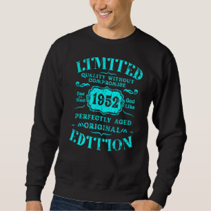 Moletom Aniversário De 1952 Used Grunge Vintage
