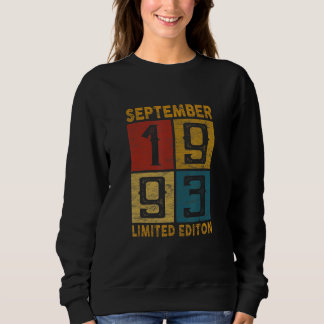Moletom Aniversário de 29 anos setembro de 1993 Nascido em
