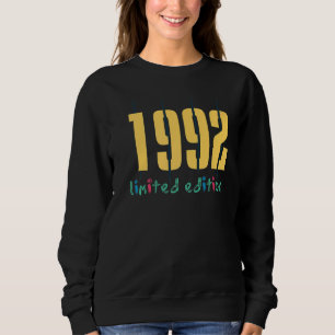 Moletom aniversário de 30 anos Mulheres 30 Anos 1992 31