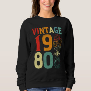 Moletom Aniversário de 42 Anos Vintage 1980 Acampamento Hi