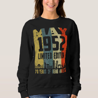 Moletom Aniversário do 70 de maio de 1952