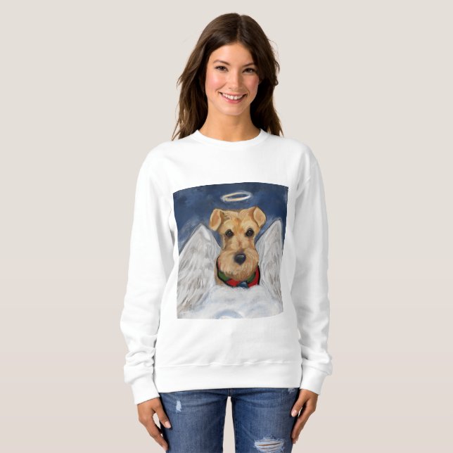 Moletom Anjo Airedale Terrier (Frente Completa)