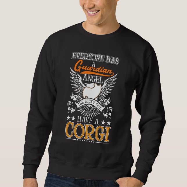 Moletom Anjo da Guarda Corgi (Frente)