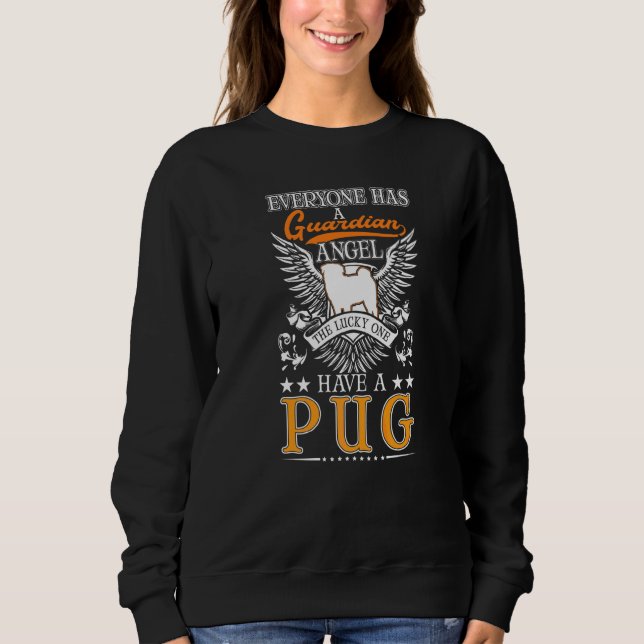 Moletom Anjo Guardião Pug (Frente)