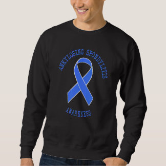 Moletom Ankylosing Spondylitis Awareness Support Blue Ribb