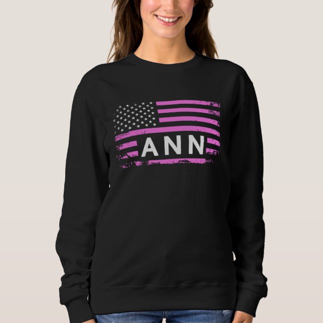 MOLETOM ANN AMERICAN FLAG  FOR ANN (Frente)