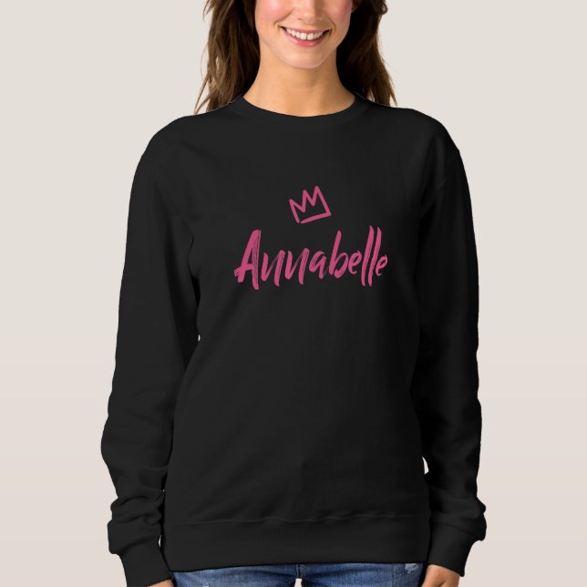 Moletom Annabelle A Rainha Coroa Rosa Para As Mulheres Cha (Frente)