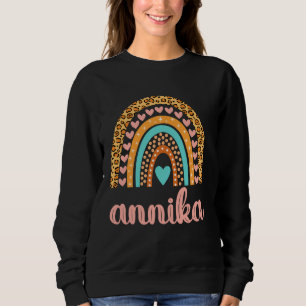 Moletom Annika T-Shirt Annika Name Birthday Shirt Gift
