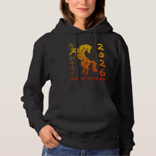 Moletom Ano do Cavalo 2026 - Ano Novo Chinês Zodíaco T