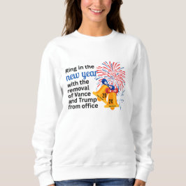 Moletom Ano Novo Anti-Trump Impeachment Remover 2026 Polít