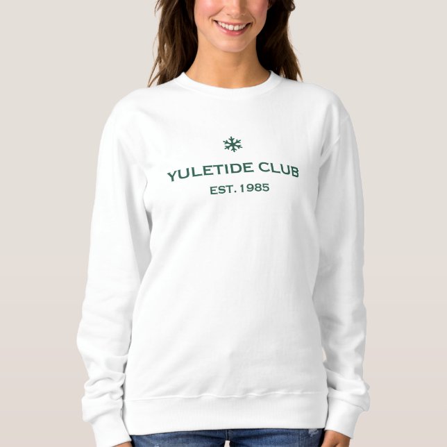 Moletom Ano Personalizado do Clube Yuletide (Frente)