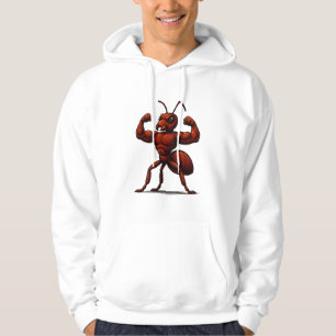 Moletom Ant poderosa - Ilustração Forte de Ant de Cartoon