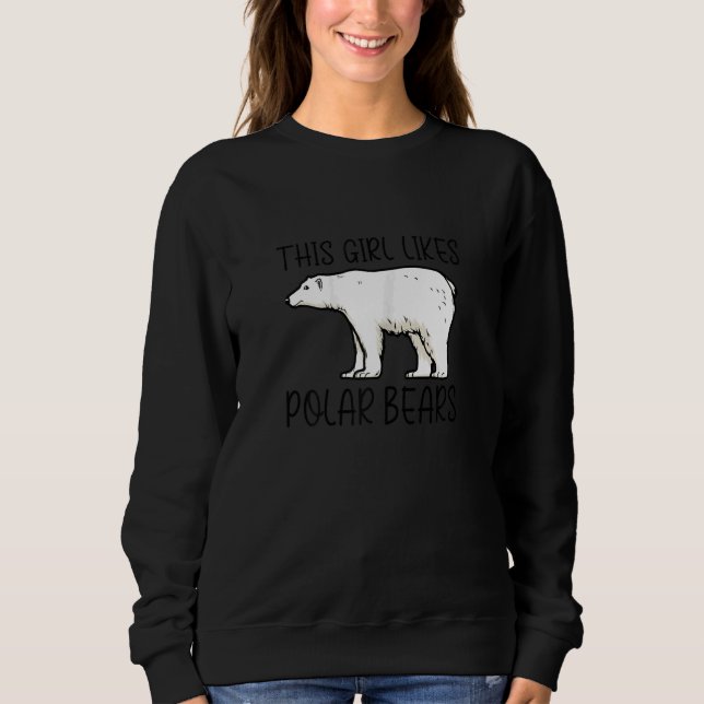 Moletom Antarctic Wildlife Cute Polar Bears Wilderness (Frente)