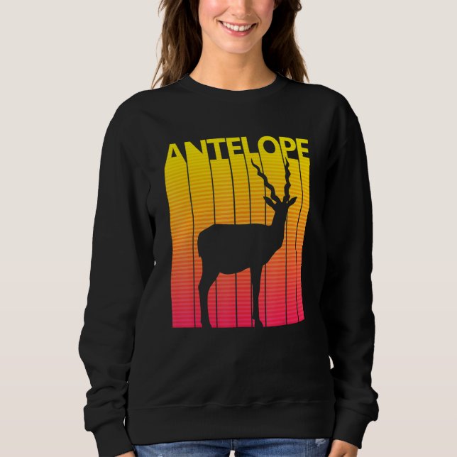 Moletom Antelope Animal Retro Costume (Frente)