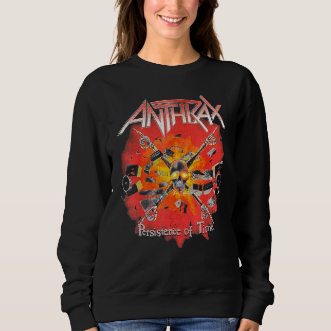 Moletom Anthrax u2013 Persistence Crossbones (Frente)