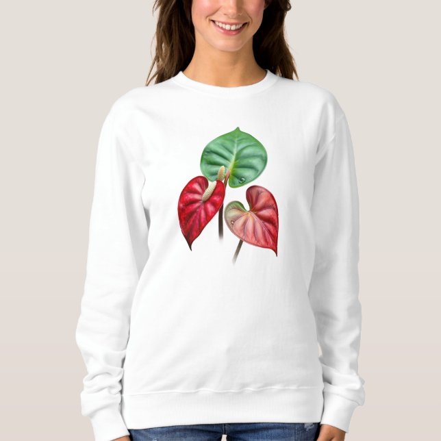 Moletom anthurium floral art (Frente)