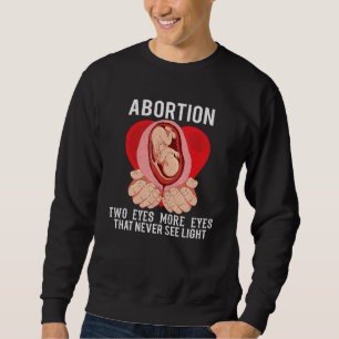 Moletom Anti-Aborto Pró-Vida Escolha Interromper Vidas Por