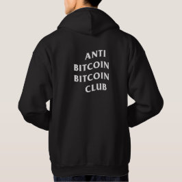 Moletom Anti Bitcoin Bitcoin Club