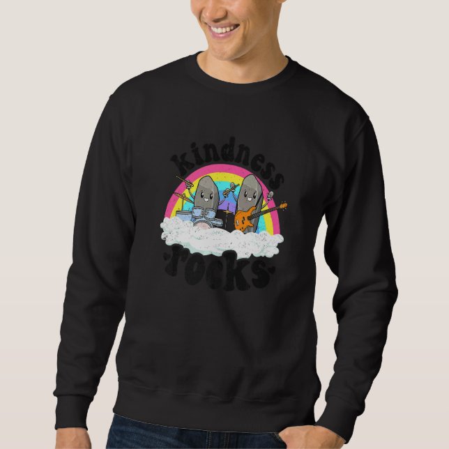 Moletom Anti-Bullying Rainbow Hippie Music Teacher Kindnes (Frente)