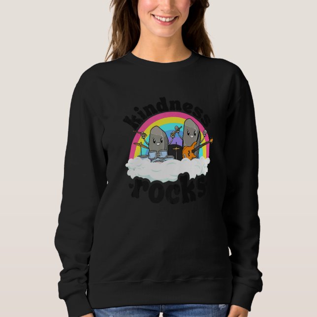 Moletom Anti-Bullying Rainbow Hippie Music Teacher Kindnes (Frente)