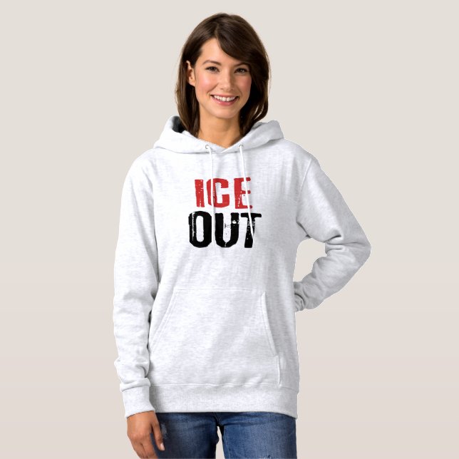 Moletom Anti ICE Out Political Activism Protest (Frente Completa)