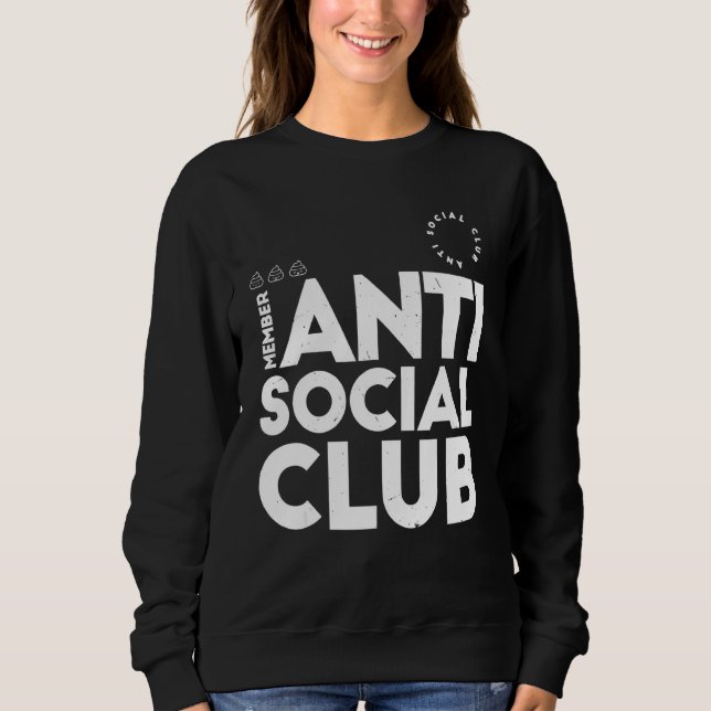 Moletom Anti Social Club Anti-Social Club (Frente)