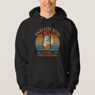 Moletom Anti Vacina Não Estou Participando Retro Não Vacin