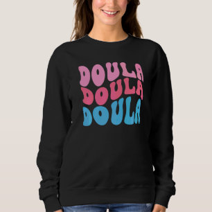 Moletom Antiga Groovy Doula Parteira Estudante Doula Nasci