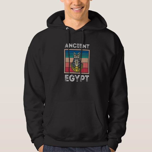 Moletom Antigo Egito Anubis Deus do Morto Faraó Egito (Frente)