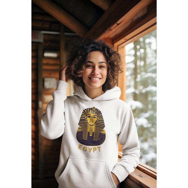 Moletom Antigo Egito Rei Tutankhamun Hoodie Histórico (Criador carregado)