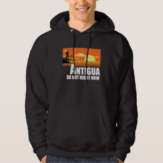Moletom Antígua tão quente agora Retro Viagem Beach Vacati