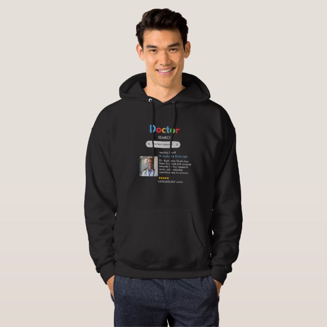 Moletom ANTISTRESS PHYSICIAN DOCTOR google INTERNIST (Frente Completa)