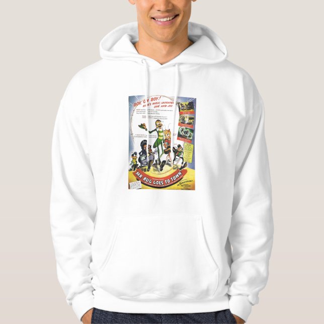 Moletom ANÚNCIO 1942 do filme do Sr. Desinsetar Ir Cidade (Frente)