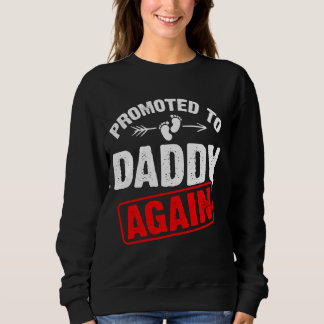 Moletom Anúncio de gravidez do pai promovido ao Pai novame