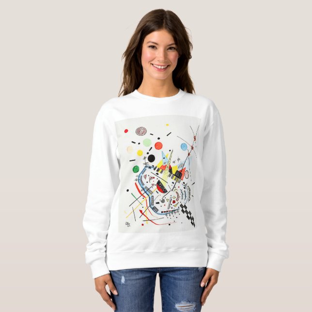 Moletom Ao mar e ao sol - Kandinsky (Frente Completa)