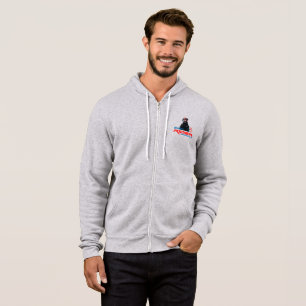 Moletom Ao Vivo (Motocicleta)   Hoodie zip-Cheio masculino