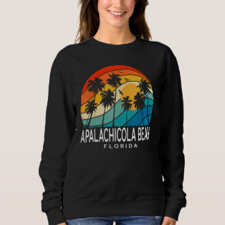 Moletom Apalachicola Beach Florida Palm Tree Beach Souveni