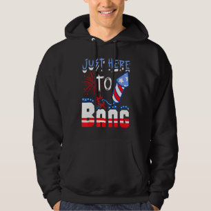 Moletom Apenas Aqui Para Bang American 4 De Julho Long Sle