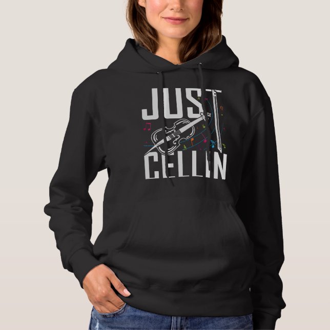 Moletom Apenas Cellin Cello Cello Para Músicos (Frente)