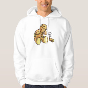 Moletom Apenas deixe vão Hoodie do caráter dos grafites