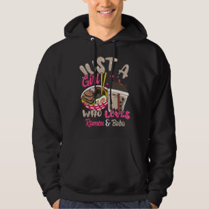 Moletom Apenas Garota Que Ama Ramen E Boba